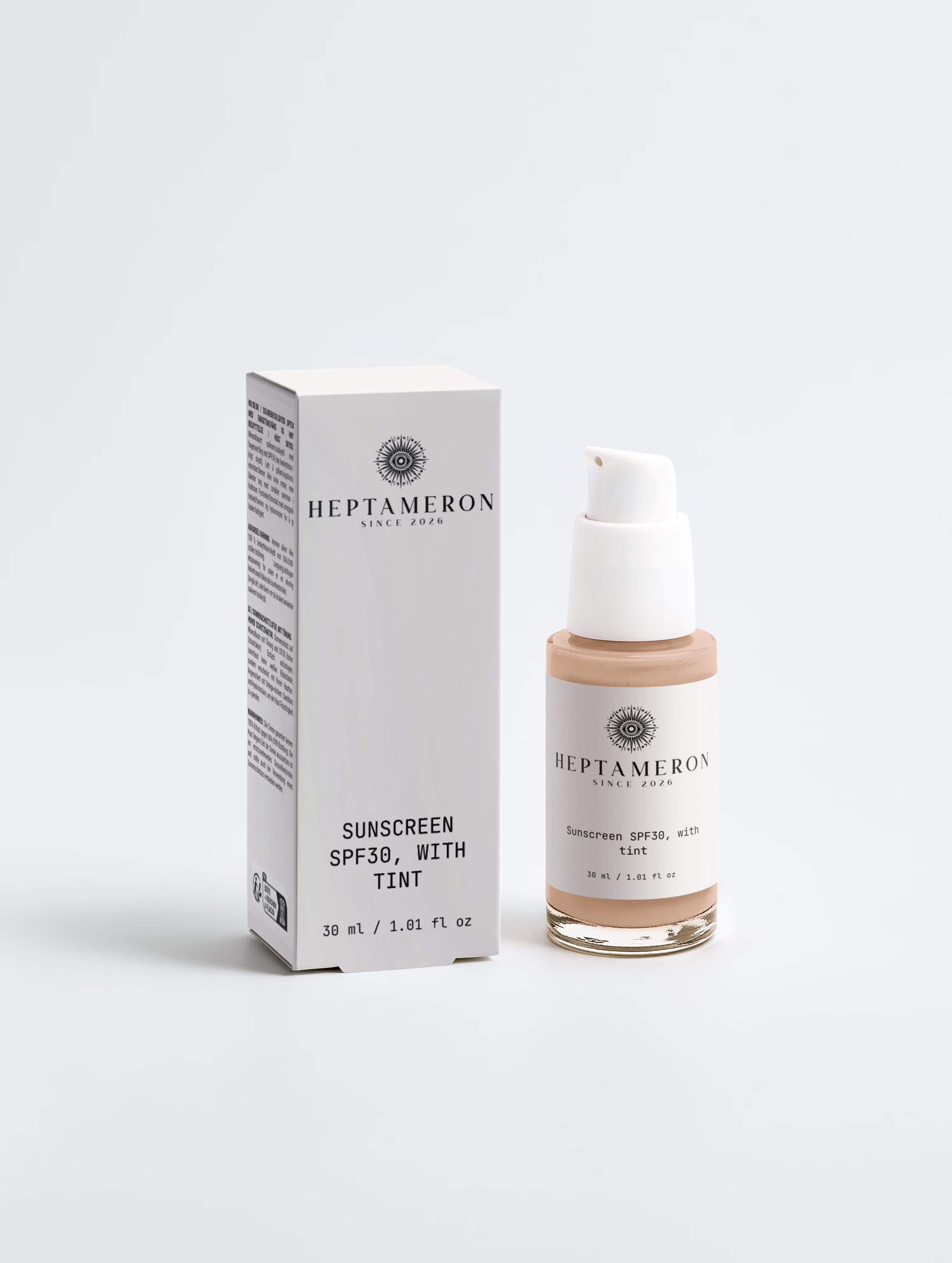 Sunscreen SPF30, with tint